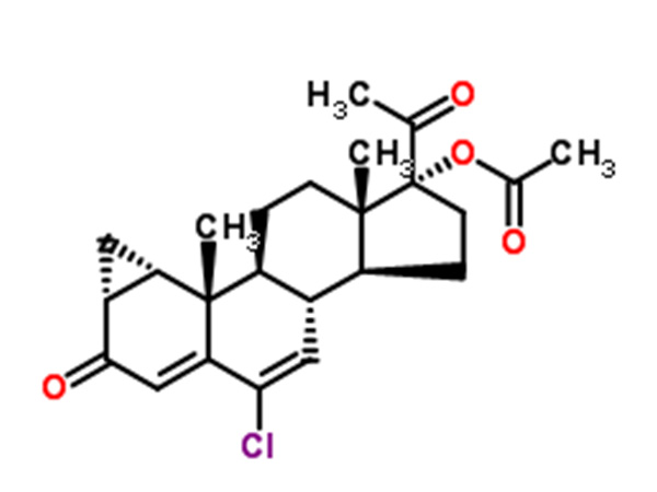 6-chloro-1α-chlorométhyl-3,20-dioxo-pregna-4,6-dien-17α-acétoxy